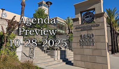Agenda Preview - Board of Supervisors 10-28-2025