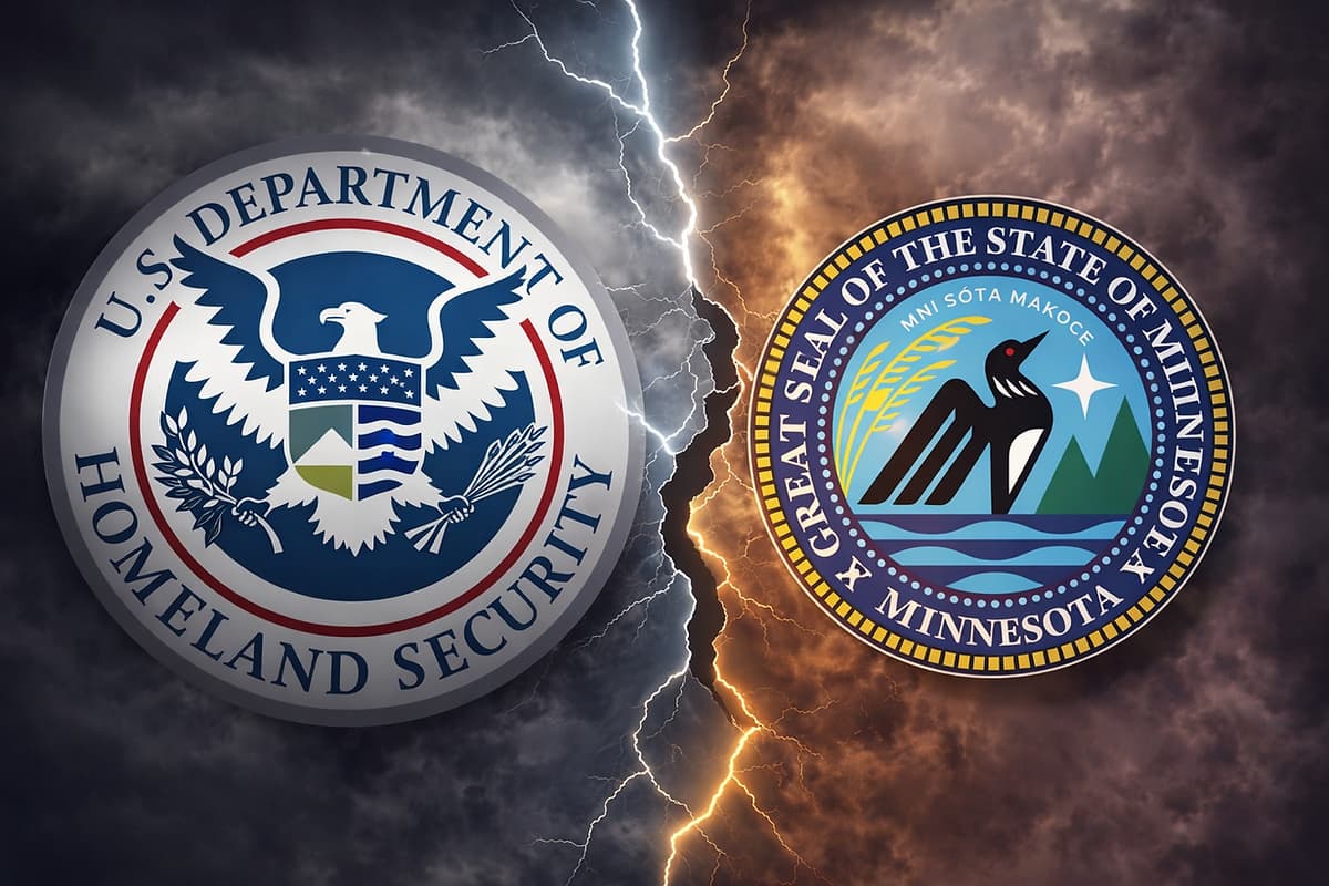 DHS details Minneapolis ICE incident as Gov. Walz disputes federal account