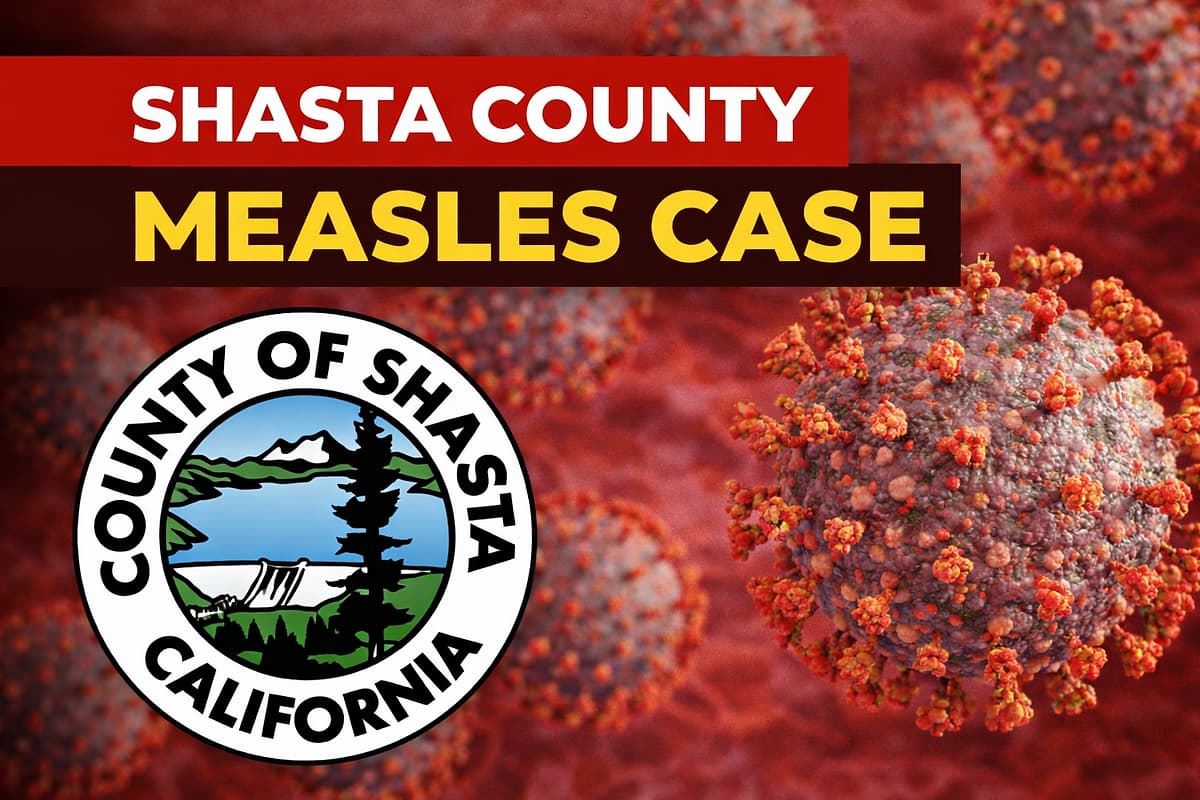 Shasta County investigates confirmed measles case; public urged to watch for symptoms