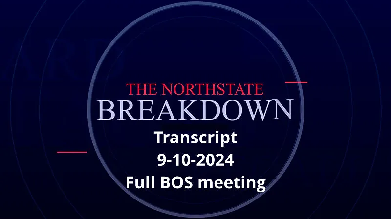 Transcript - Full Board of Supervisors meeting 9-10-2024