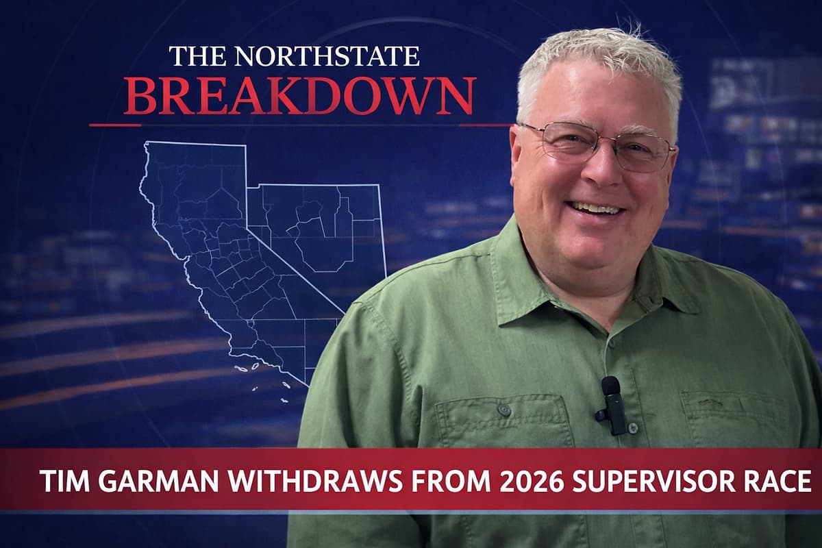 Former Shasta County Supervisor Tim Garman drops out of District 5 race, endorses Gallagher