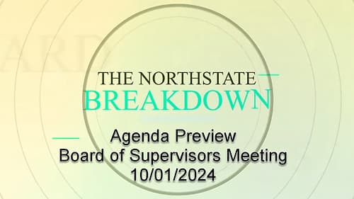 Agenda Preview Edition for Shasta County Board of Supervisors Meeting on October 1, 2024