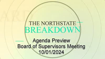 Agenda Preview Edition for Shasta County Board of Supervisors Meeting on October 1, 2024